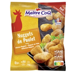 [09841] MAITRE COQ NUGGETS DE POULET SACHET SURG 1K