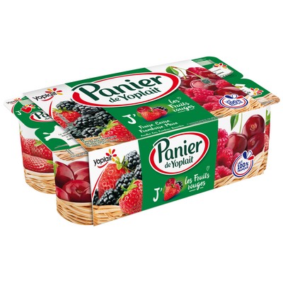 [30544] RED FRUIT YOGHOURTS BASKET OF