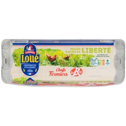 [66617] X12 OEUFS LR FERMIER MOYEN LOUE