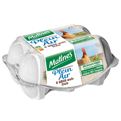 [16730] 6 Large Free-Range Eggs Matines