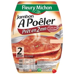 [23678] 2 tr. Le JAMBON Cuit à POELER 2 x 80 g