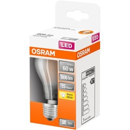 [26635] ampoule led standard verre dépoli 7w=60 e27 chaud