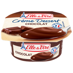 [36539] 4X125G CREME DESS CHOC ELLE & VIRE