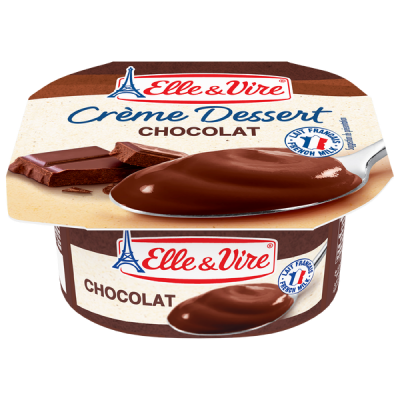 [36539] 4X125G CREME DESS CHOC ELLE & VIRE