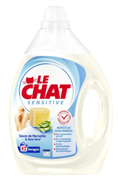[38607] LE CHAT Sensitive Savon de Marseille & Aloe Vera 42 Lavages