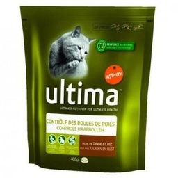 [38739] ULTIMA croquettes Chat Boules de poils 400g