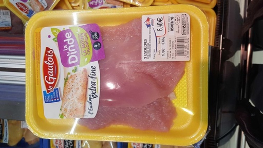 [33212] 240G X2 ESCALOPE DINDE EX.FINE M.COQ