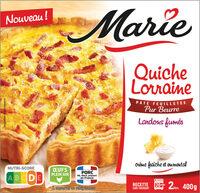 [21251] Quiche Lorraine Pâte feuilletée Pur Beurre Lardons fumés crème fraîche et emmental 400G