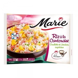 [50815] RIZ CANTONAIS OMELETTE JAMBON SUPERIEUR RIZ BASMATI ET GINGEMBRE 900G MARIE