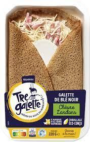 [39314] 1x220G GALETTE CHEVRE LARDONS TREGALETTE