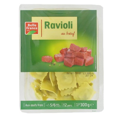[45045] RAVIOLI AU BOEUF BF BARQUETTE 300 G