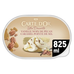 [39294] Carte D'Or Glace Vanille Noix de Pécan Caramel Pointe de Sel 825ml