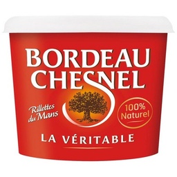 [20446] BORDEAU CHESNEL RILLETTES DU MANS DE PORC LA VÉRITABLE 220G