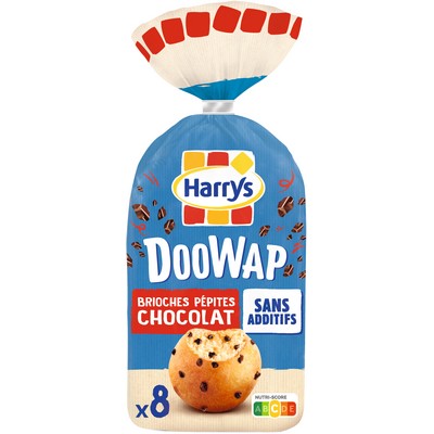 [02369] DOOWAP BRIOCHES SANS ADDITIFS AUX PEPITES DE CHOCOLAT X8