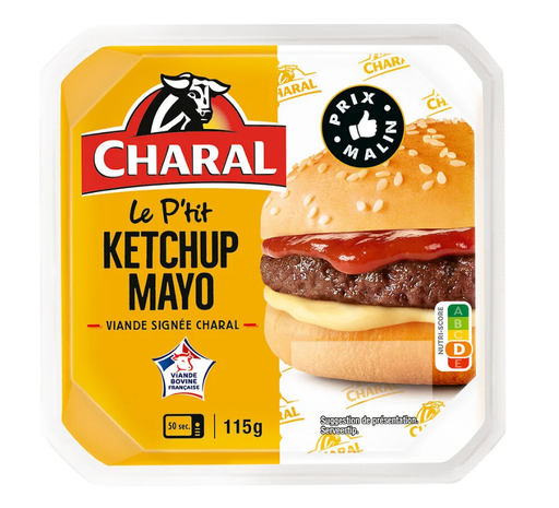 [39449] 115G BURGER KETCHUP MAYO CHARAL