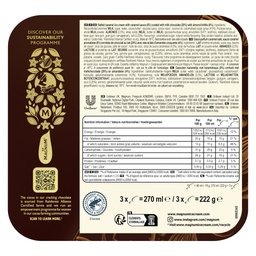 [39290] Magnum Glace Bâtonnet Caramel Salé & Amandes Caramélisées 3x90ml