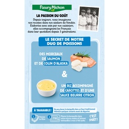 [39679] Duo de Poisson, Riz Cuisiné, Sauce Citron