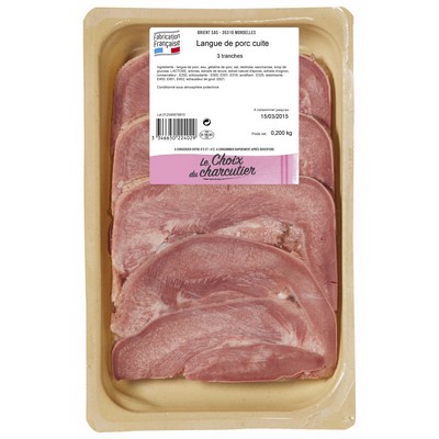 [14582] Langue de porc FE (3 tranches) 200 g