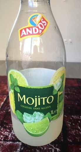 [39822] Andros Boisson Mojito sans alcool 1L