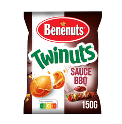 [14280] Bénénuts Twinuts saveur sauce BBQ 150 g