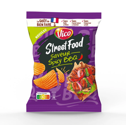 [32859] CHIPS STREET FOOD SPICY BARBECUE 120G