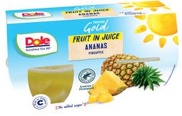 [39385] 113GX4 COUPELLES ANANAS TROPICAL DOLE