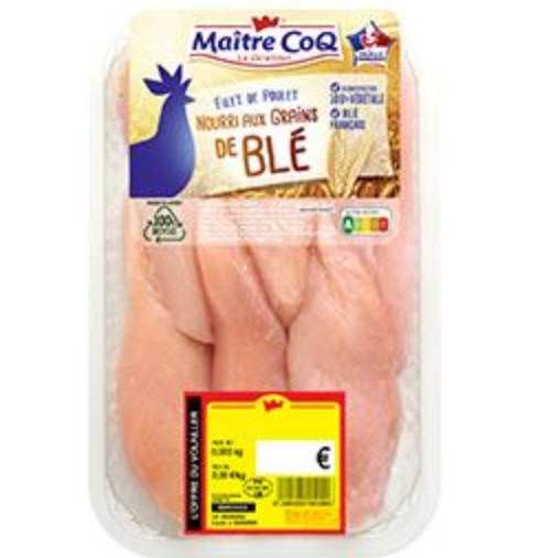 [40504] 280G FILETS PLT BLANC MAITRE COQ