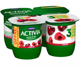 [12634] Activia Yaourt aux fruits bifidus cerise 4x125g OD