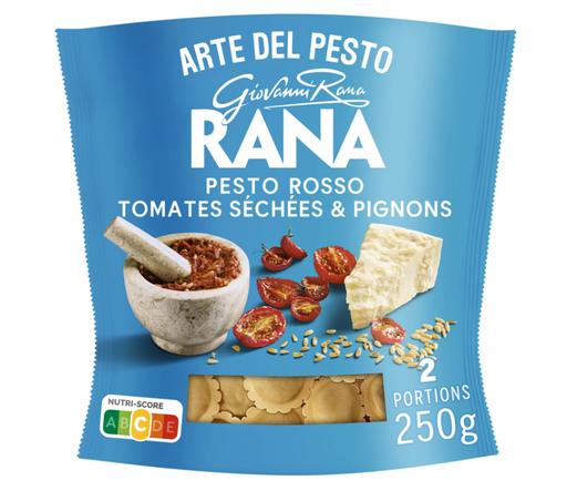 [40503] Pâtes Fraiches RANA Ravioli Pesto Rosso Tomates séchées et Pignons