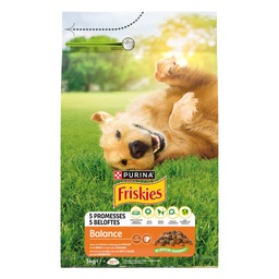 [40468] FRISKIES Balance : au Poulet et Légumes ajoutés - 3 KG - Croquettes pour chien adulte