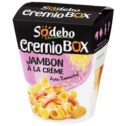 [39660] SODEBO CREMIOBOX 280G PIPE RIGATE JAMBON EMMENTAL