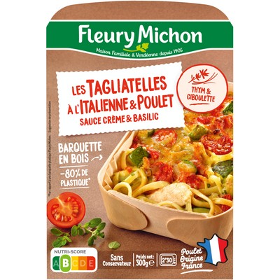 [16352] Tagliatelles au Poulet, Tomates et Basilic