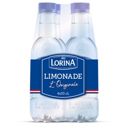 [39010] Lorina Limonade Artisanale Pack 4x33 CL PET