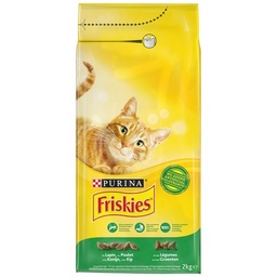 [40462] FRISKIES Vitafit Junior : au Poulet, avec du Lait et des Légumes ajoutés - 3KG - Croquettes pour chiot