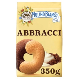 [28453] MULINO BIANCO ABBRACCI BISCUITS AU CACAO ET A LA CREME 350G