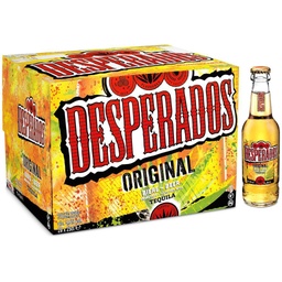 [38953] Desperados Original - Bière aromatisée à un spiritueux à base d'agave - 20x25 cl - 5,9°
