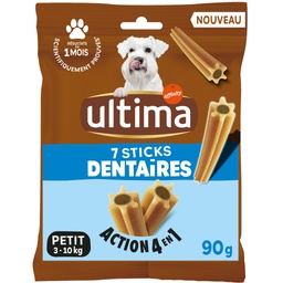 [36461] ULTIMA Sticks Dentaires pour Petit Chien 1 semaine - 90 g