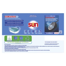 [36948] Sun Pastilles Lave-Vaisselle Tout en 1 Regular Ecolabel 24 Lavages