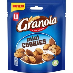 [27988] Granola Mini Cookies Nappés Chocolat 110G