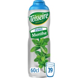 [21836] Boisson concentrée à diluer Menthe Verte zéro sucres TEISSEIRE bidon 60cl