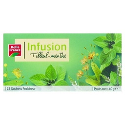 [40734] INFUSION TILLEUL MENTHE X 25 SACHETS BF ETUI
