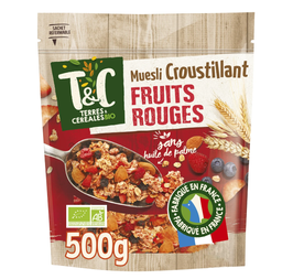 [49218] 500G BIO MUESLI CROUST.FRTS RGES T&CEREA