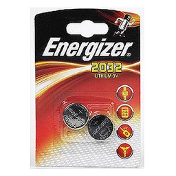 [58163] Piles bouton Energizer Lithium 2032, pack de 2