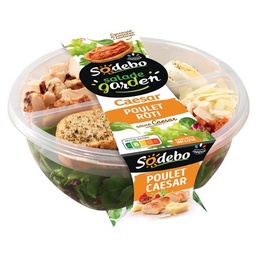 [15310] SODEBO SALADE GARDEN 240G CAESAR POULET CAESAR