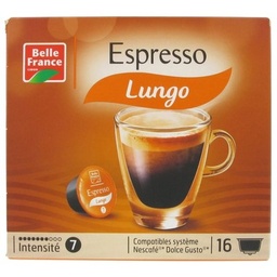 [40830] CAPSULE DG LUNGO X 16 BF ETUI 112 G