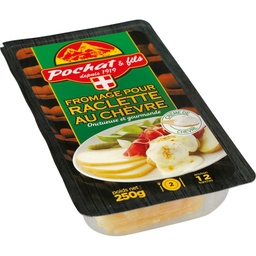 [41193] FROMAGE POUR RACLETTE AU LAIT DE VACHE ET CREME DE CHEVRE 250G POCHAT ET FILS