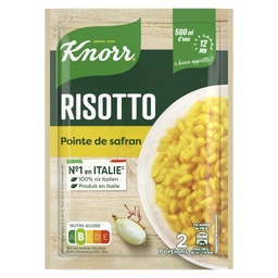 [49171] Knorr Risotto Pointe de Safran Plat Cuisiné en 12min Savoureux 2 Portions