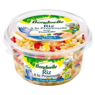 [41105] Salade Bonduelle riz à la provençale thon et basilic   180g