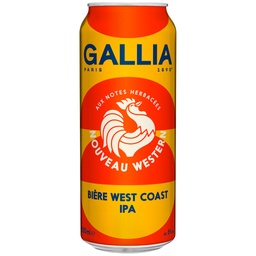 [38958] Gallia Nouveau Western - Bière West Coast IPA non filtrée 6° Canette 50cl