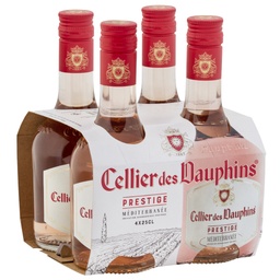 [40243] IGP MEDITERRANEE PRESTIGE ROSE PACK 4X25 CL CELLIER DES DAUPHINS